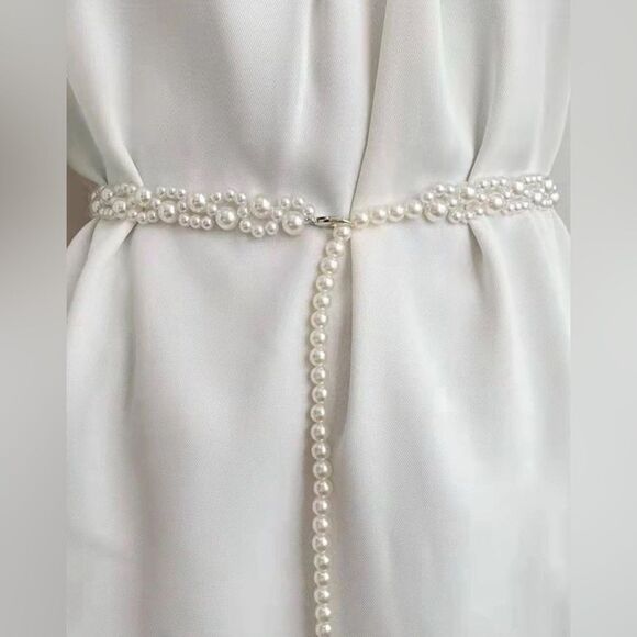 Elegant Pearl Belt B7 - Picture 1 of 5